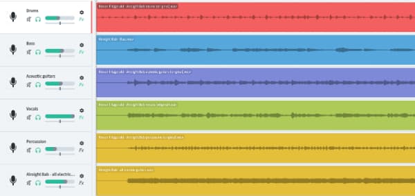 light audio recording bandlab