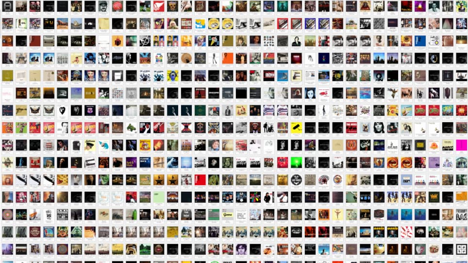 screenshot of ibroadcast albums