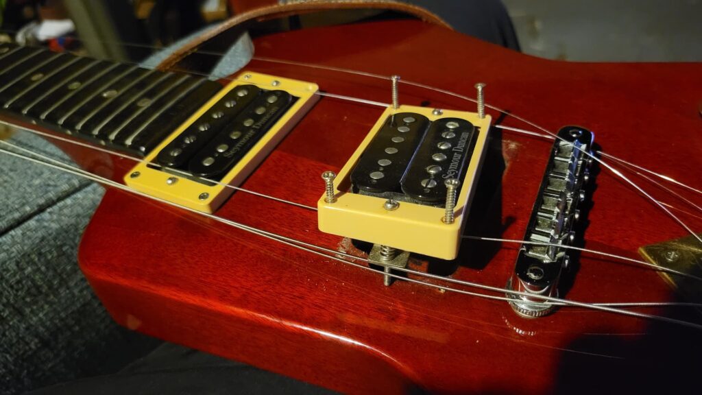 dean z with bridge pickup unscrewed